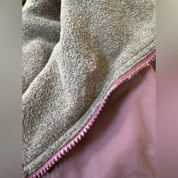 Patagonia Two-Tone Purple fleece liner Jacket size XS - Picture 11 of 11